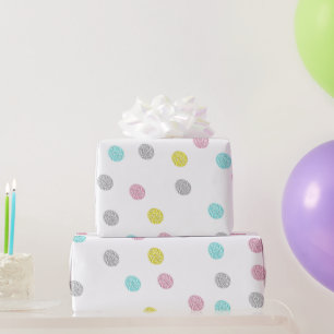 PastellTupfen Geschenkpapier