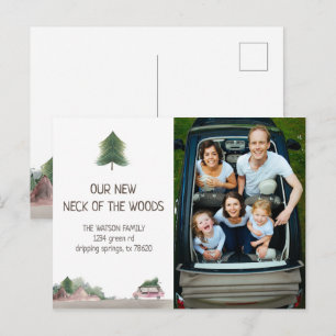 Pastellwald-Ankündigung Ankündigung Postkarte