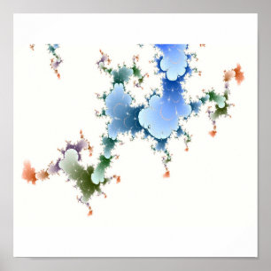 Pastellwolken Poster