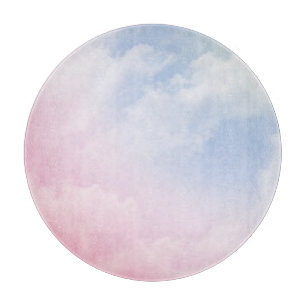 Pastellwolken: Serene Hintergrundmuster Schneidebrett