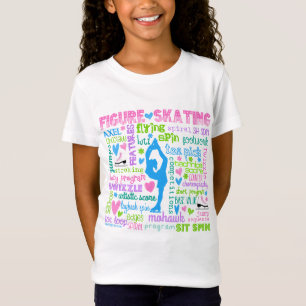 Pastellzahl Skater fasst Typografie ab T-Shirt
