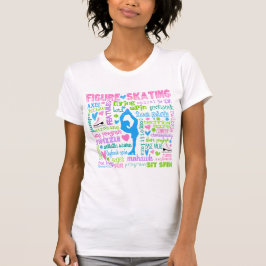 Pastellzahl Skater fasst Typografie ab T-Shirt