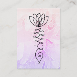*~* Pastelpeony Yoga Massage Reiki Lotus Healer Visitenkarte