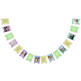 Pastels Happy Birthday to You Any Age 8 Photos Wimpelkette