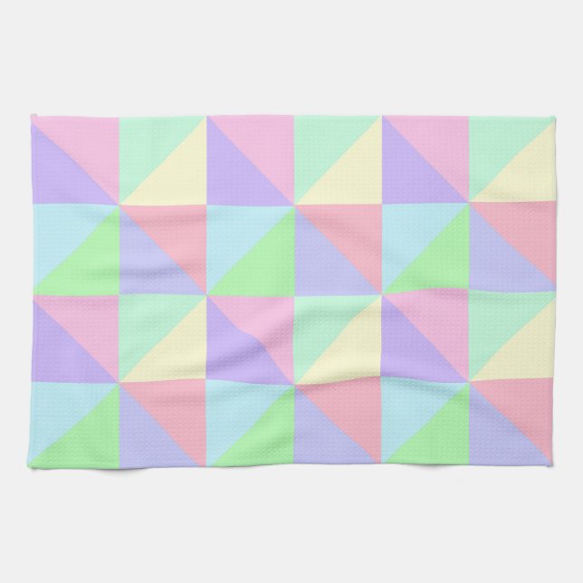 Pastels Serviette de cuisine (Horizontal)