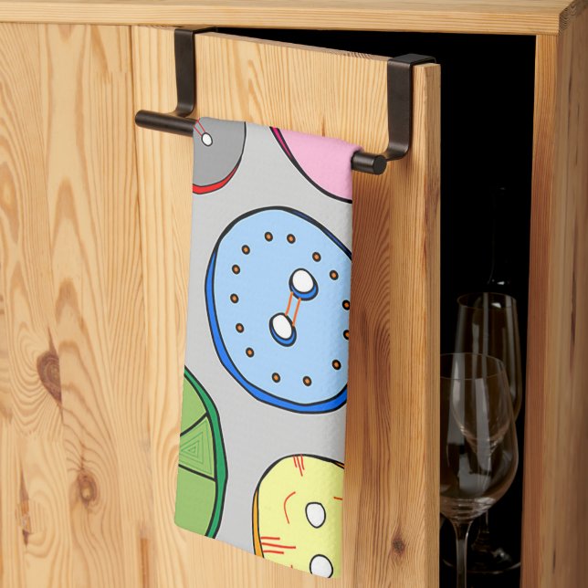 Pasteltasten Geschirrtuch (Drittel gefaltet)