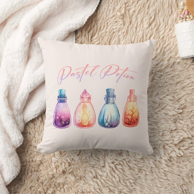 Pasteltrank Kissen (Decke)