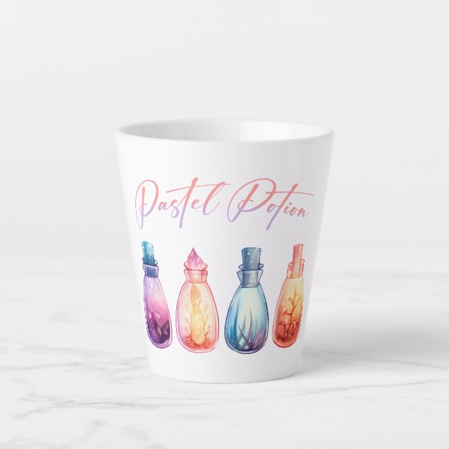 Pasteltrank Milchtasse (Vorderseite)