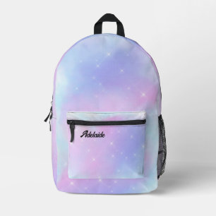 Pastelwolke Aquarellfarbe Bedruckter Rucksack
