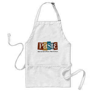Pasten-Block-Logo-Umbau auf unterer Farbe Schürze