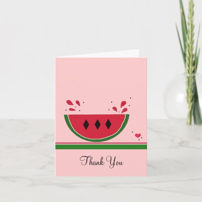 Pastèque mignonne merci (Devant)