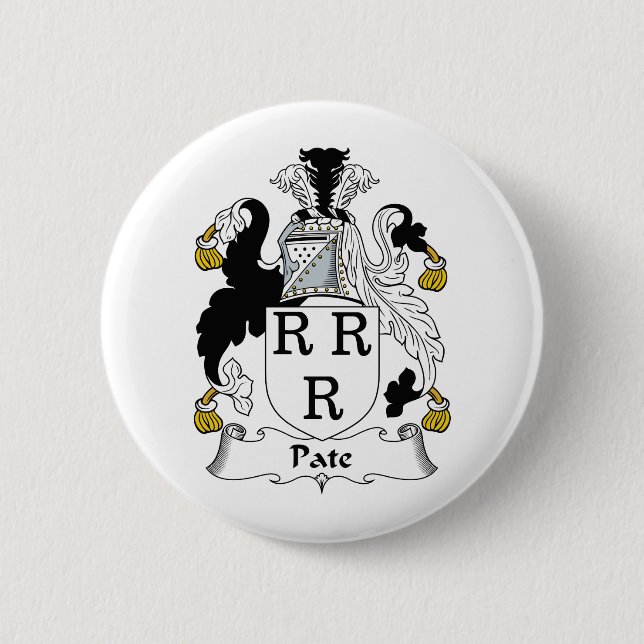 Pastete-Familienwappen Button (Vorderseite)
