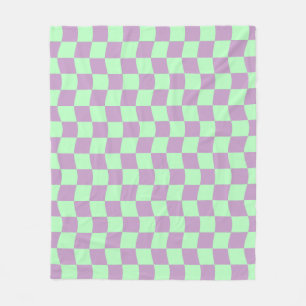 Pastete Lila grüne Karton-Tafel Fleecedecke