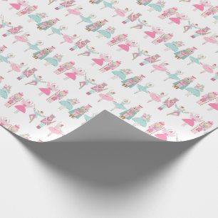 Pastete Nutcracker Ballet Pink Wrapping Paper Geschenkpapier