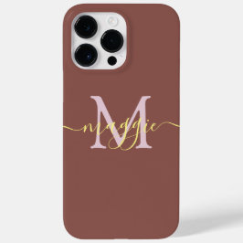 Pastete Script Monogram Personalisiert Phone Case