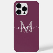 Pastete Script Monogram Personalisiert Phone Case
