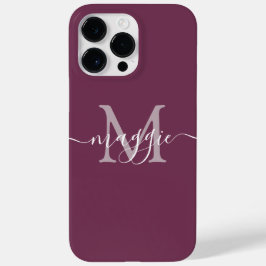 Pastete Script Monogram Personalisiert Phone Case