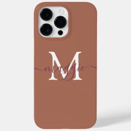 Pastete Script Monogram Personalisiert Phone Case