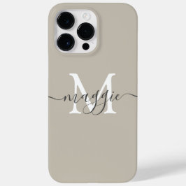 Pastete Script Monogram Personalisiert Phone Case