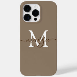 Pastete Script Monogram Personalisiert Phone Case