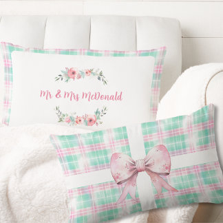 Pastete Weihnachten Personalisiert Name Hütte Rosa Lendenkissen