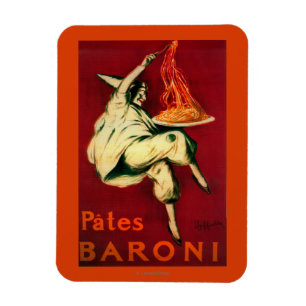 Pasteten Baroni Vintages PosterEurope Magnet