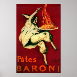 Pasteten Baroni Vintages PosterEurope Poster