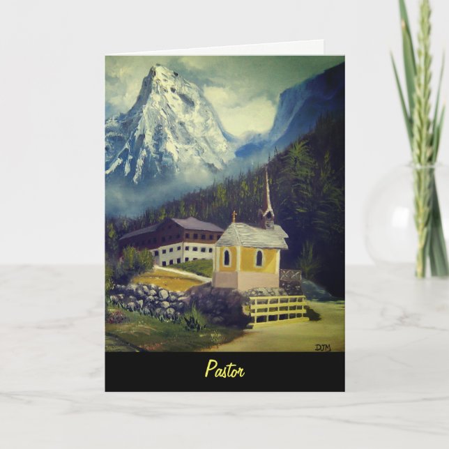 Pasteur Carte d'anniversaire (Devant)