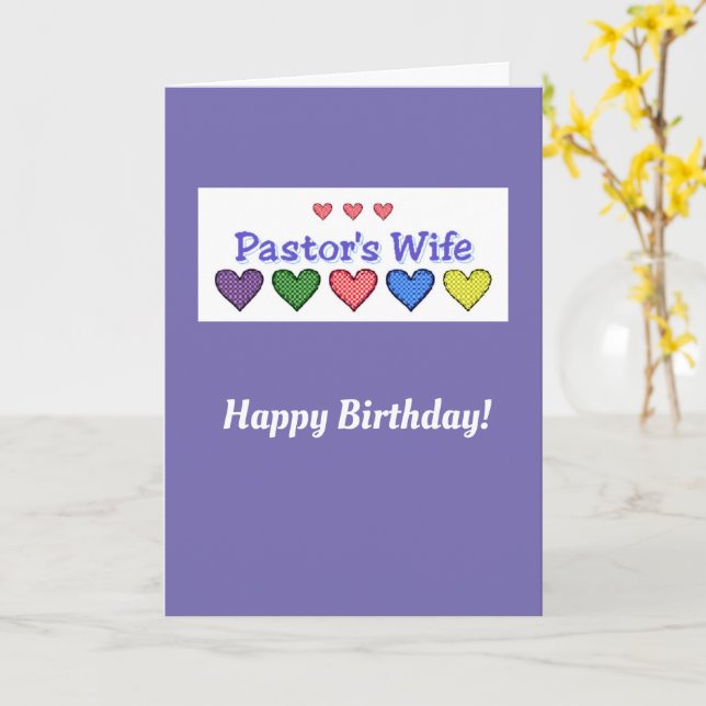 Pasteurs d'anniversaire Femme Carte chrétienne GH (Fleur jaune)