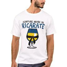 Pastin Glas Humour Apero 51 Ricarate, gefärbt