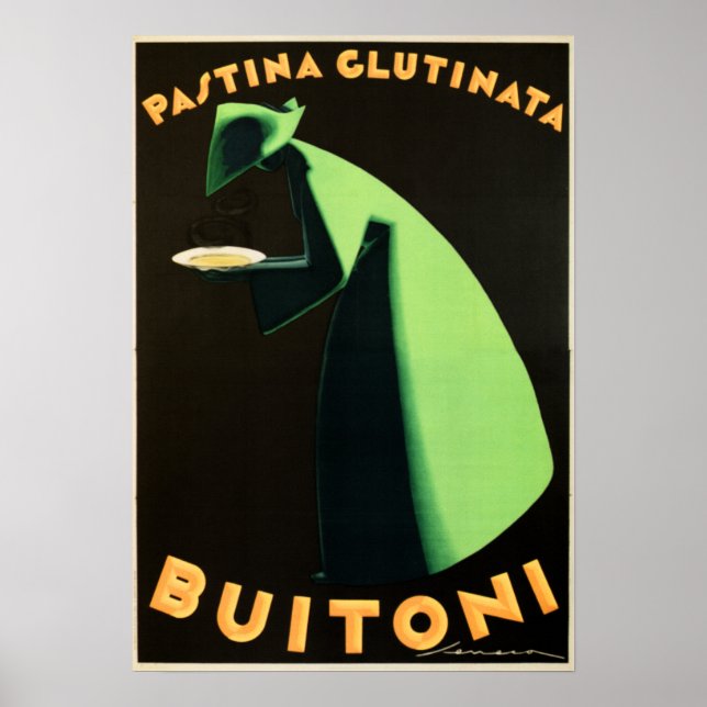 PASTINA GLUTINATA BUITONI Pasta von Federico Senec Poster (Vorne)