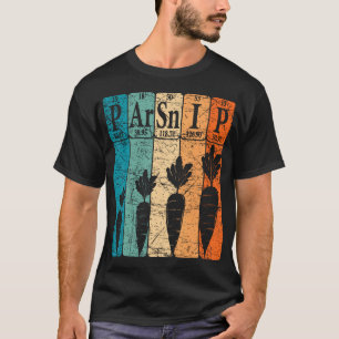 Pastinaken Periodensystem Ohrringe Pastinaken Gemü T-Shirt