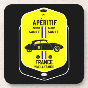 Pastis de Marseille Frankreich Getränkeuntersetzer