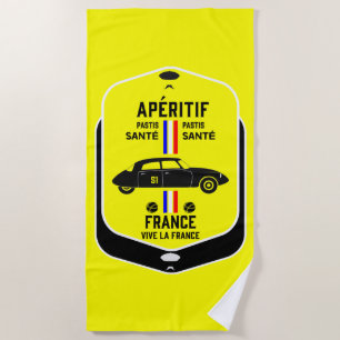Pastis de Marseille Frankreich Strandtuch