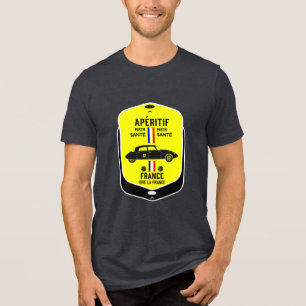 Pastis de Marseille Frankreich Tri-Blend Shirt