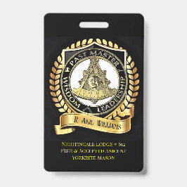 Pastmaster/ Knight Templar Ausweis