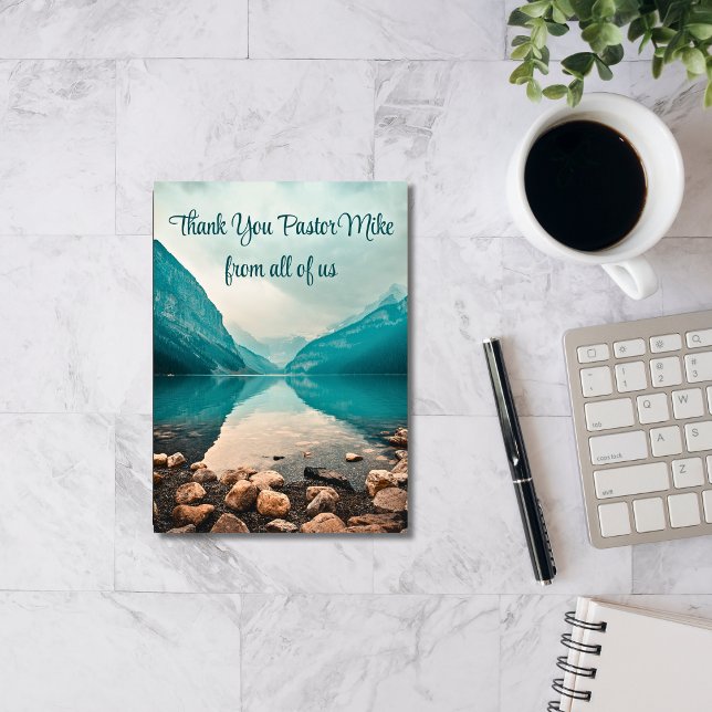 Pastor am Rocky Beach Bewertung aus der Gemeinde Dankeskarte (Von Creator hochgeladen)