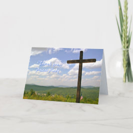 Pastor-Anerkennungs-Schrifts-Karte Dankeskarte