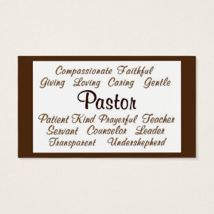 Pastor-Attribute