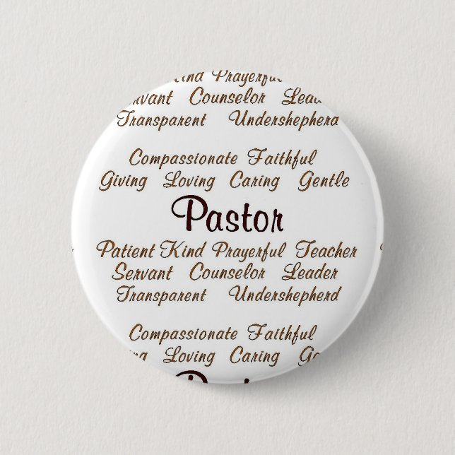 Pastor-Attribute Button (Vorderseite)