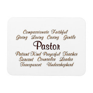 Pastor-Attribute Magnet