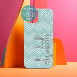 Pastor baby blue Zickzack Pattern - Script Name Samsung Galaxy Hülle<br><div class="desc">Ein trendiges Design mit beliebten Farben. Ein pastellblaues Zickzack Muster mit einer großen Signatur auf der Seite. Wenn Ihre Kunst noch angepasst werden muss,  klicken Sie auf die Schaltfläche Diese anpassen. Das bringt Sie zu einem Designbereich,  wo Sie Dinge bewegen und sogar Schriftart wechseln können!</div>