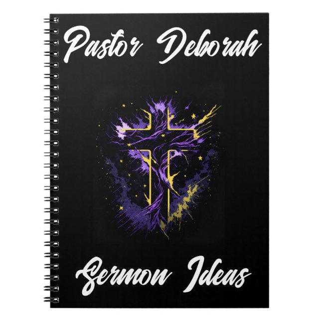 Pastor Church Leader Sermon Idee Personalisiert Notizblock (Vorderseite)
