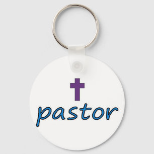Pastor Cross2 Schlüsselanhänger