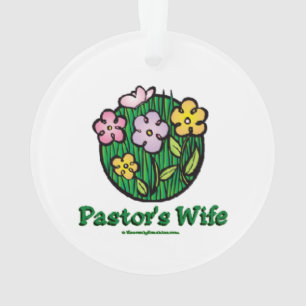 Pastor-Ehefrau - Blüte Ornament