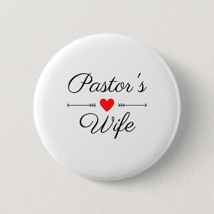 Pastor-Ehefrau Button