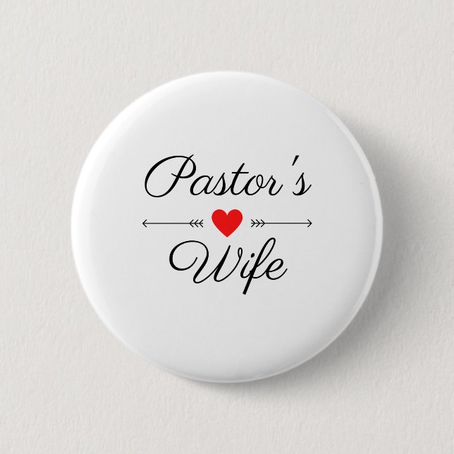 Pastor-Ehefrau Button (Vorderseite)