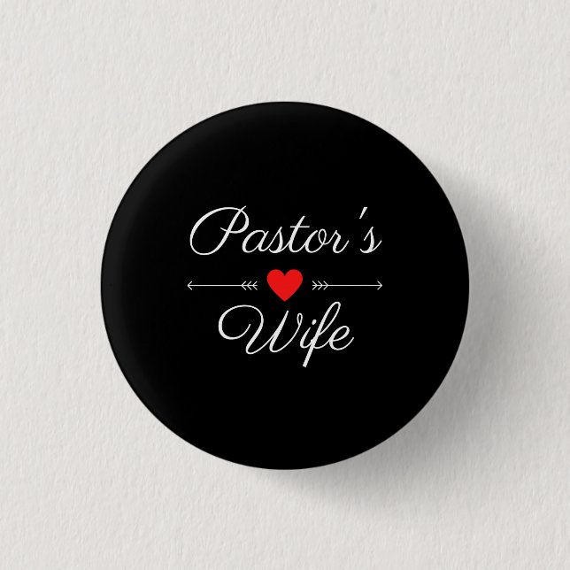 Pastor-Ehefrau Button (Vorderseite)