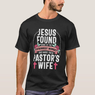 Pastor Ehefrau stolz Jesus Christlich Church Werts T-Shirt
