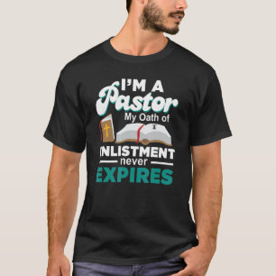 Pastor Eid of Enlistment Theologian Prediger T-Shirt